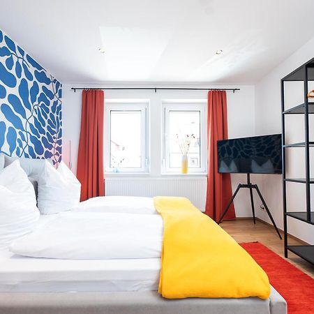Bunter Hund Apartments - Zentrales Apartment, Parkplatz, Wintergarten, Kinderzimmer Rothenburg ob der Tauber Exteriér fotografie