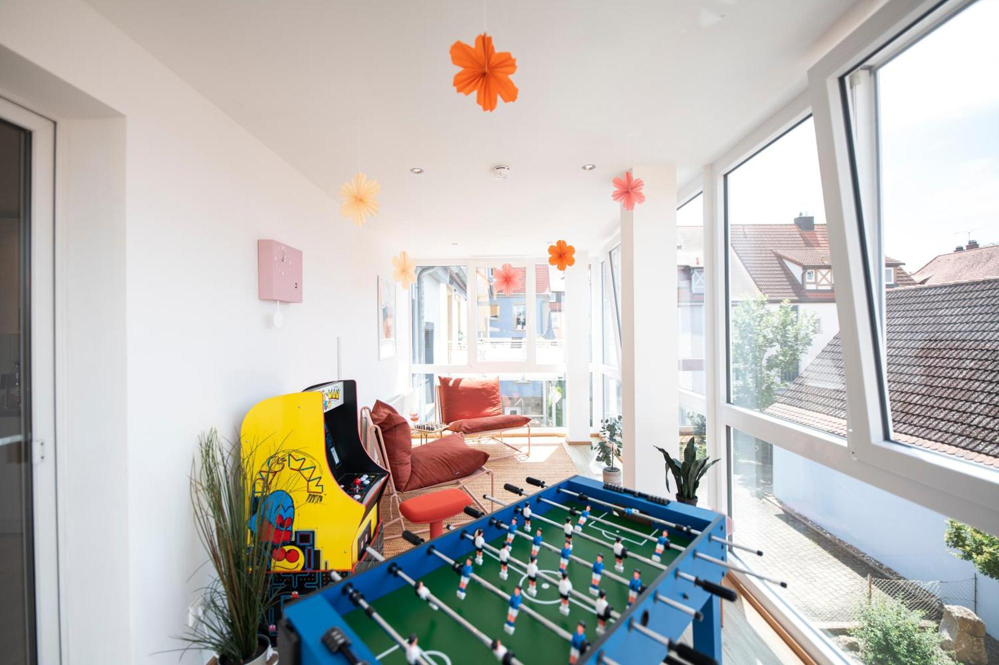 Bunter Hund Apartments - Zentrales Apartment, Parkplatz, Wintergarten, Kinderzimmer Rothenburg ob der Tauber Exteriér fotografie